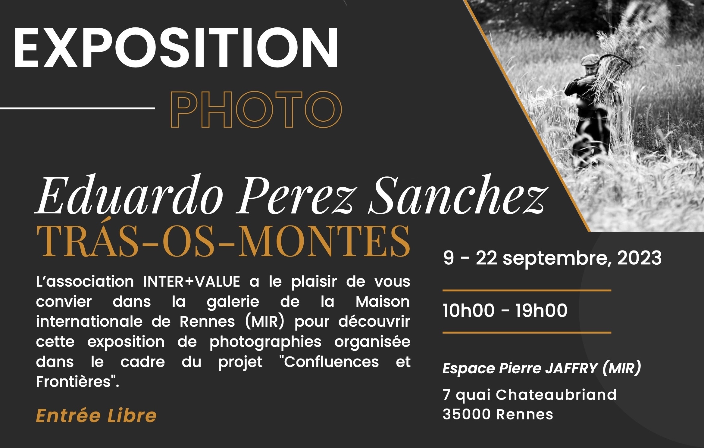 Trás-os-Montes: Exposition de photos à la MIR